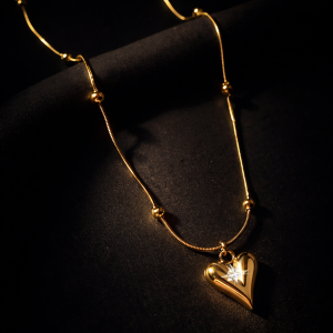 mini heart luxury pendant necklace
