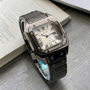 luxury inspired square dial watch for men ⌚✨ (cartier style – premium look)