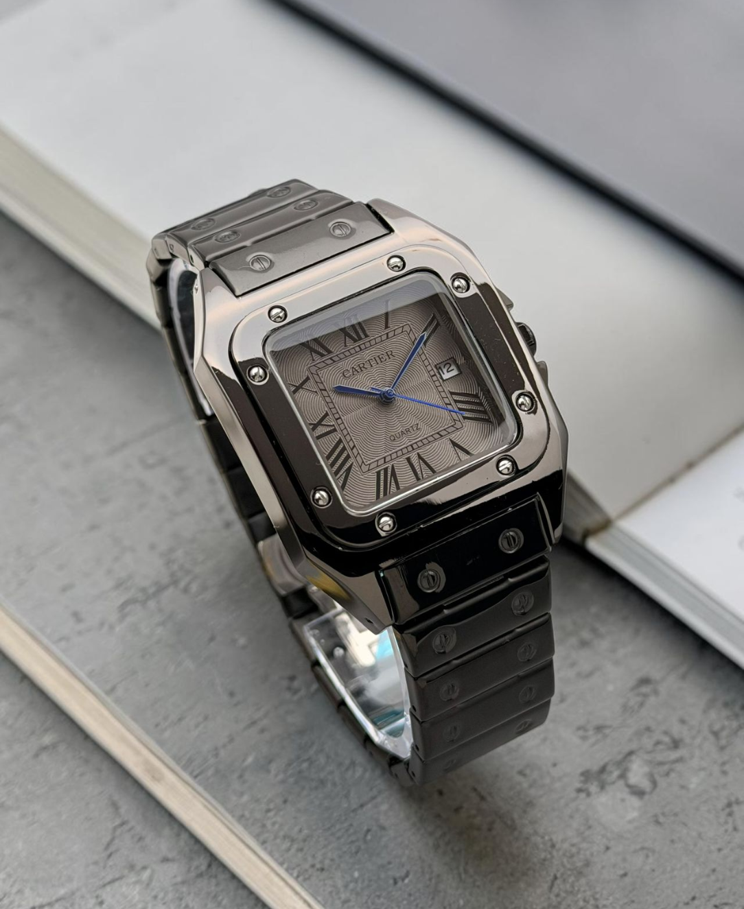 luxury inspired square dial watch for men ⌚✨ (cartier style – premium look) luxury inspired square dial watch for men ⌚✨ (cartier style – premium look)