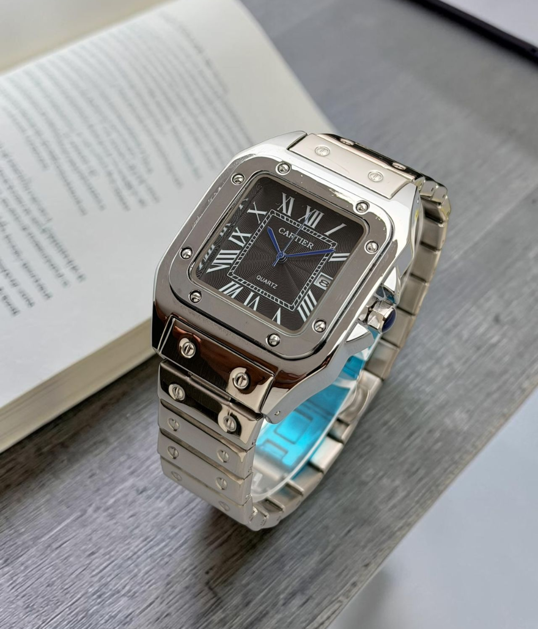 luxury inspired square dial watch for men ⌚✨ (cartier style – premium look) luxury inspired square dial watch for men ⌚✨ (cartier style – premium look)