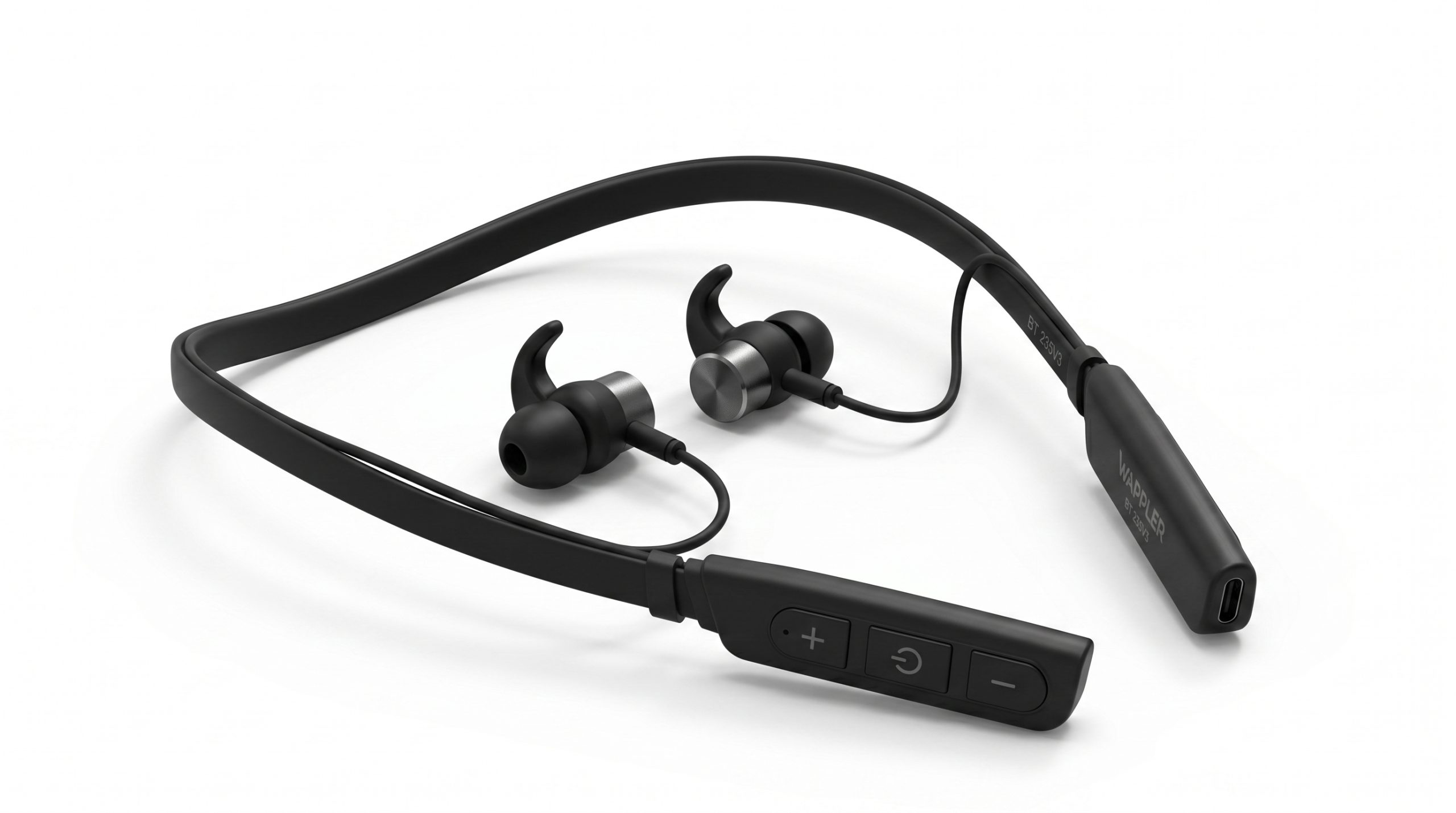 wappler bt 235v3 bluetooth neckband wireless earphones wappler bt 235v3 bluetooth neckband wireless earphones