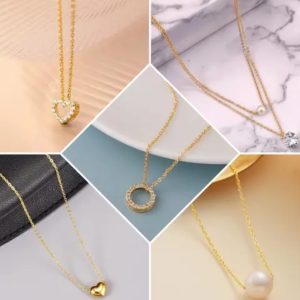 shimming beautiful necklace combo for women and girls {buy 3 and get 2 free}
