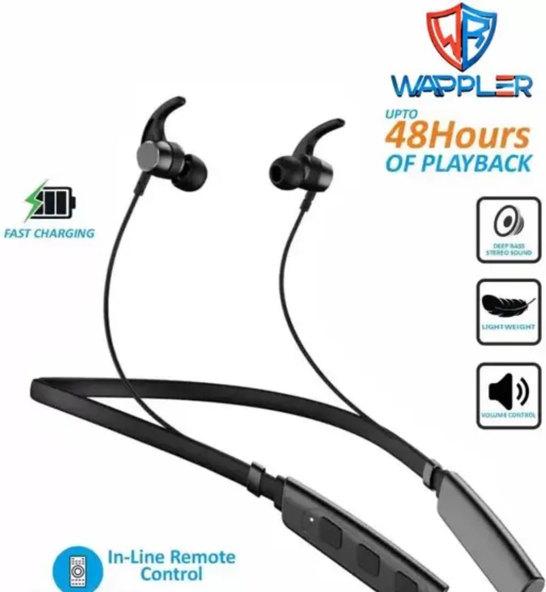 wappler bt 235v3 bluetooth neckband wireless earphones wappler bt 235v3 bluetooth neckband wireless earphones