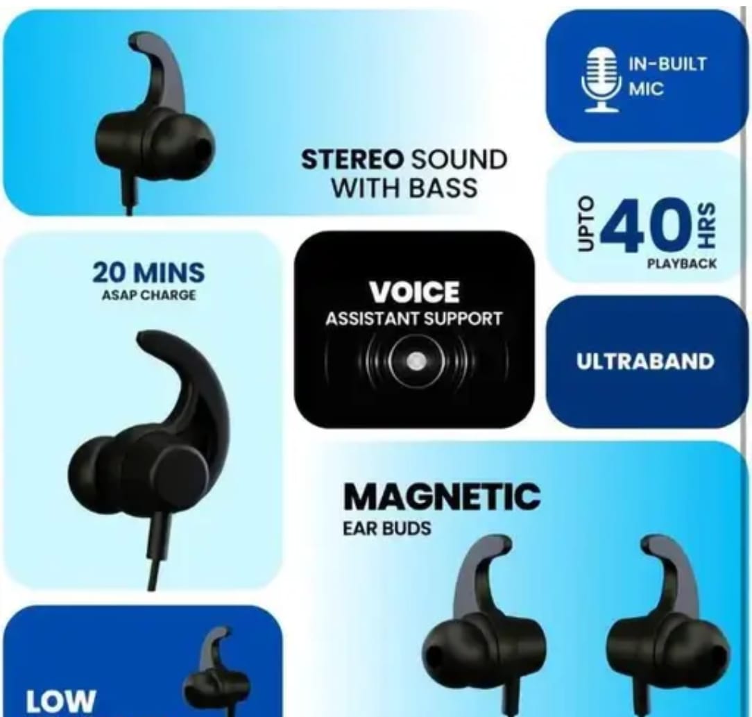 wappler bt 235v3 bluetooth neckband wireless earphones wappler bt 235v3 bluetooth neckband wireless earphones